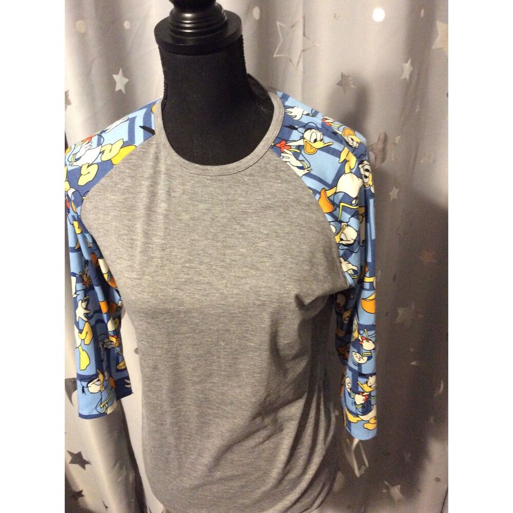 New NWT Disney Donald Duck Top Tee Shirt Jersey Small LuLaRoe S